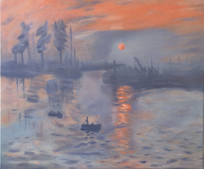 Impression soleil levant